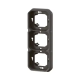 B - SUPPORT PLAQUE ENCASTRE 3 PO