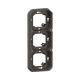 B - SUPPORT PLAQUE ENCASTRE 3 PO