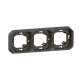B - SUPPORT PLAQUE ENCASTRE 3 PO