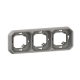 B - SUPPORT PLAQUE ENCASTRE 3 PO
