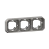 B - SUPPORT PLAQUE ENCASTRE 3 PO