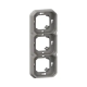 B - SUPPORT PLAQUE ENCASTRE 3 PO