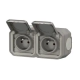 B - PRISE DE COURANT 2X2P+T HORI