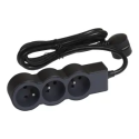 RALLONGE 3X2P+T AVEC CORDON 1,5M