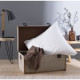 Occasion - DODO Oreiller grand luxe Quallofil Allerban 60x60 cm blanc