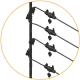 PACK COLONNE PROVISOIRE 1 TRI OU