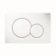 PLAQUE DE COMMANDE WC DOUBLE TOU