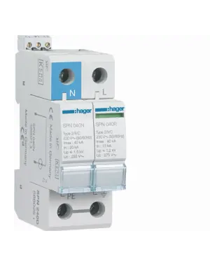 PARAFOUDRE 2P DEBROCHABLE 40KA T