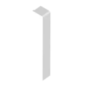 EMBOUT DE FERMETURE BLANC RAL9 0