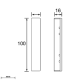 EMBOUT DE FERMETURE BLANC RAL9 0