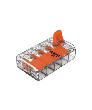 BORNE WAGO 221 MINI 5X6MM² A LEV