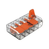 BORNE WAGO 221 MINI 5X6MM² A LEV