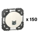 Lot de 150 prises RJ45 catégorie