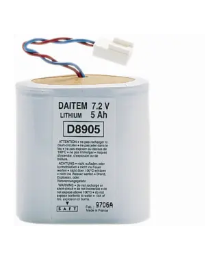 PILE LITHIUM 7,2 VOLTS 5 AH
