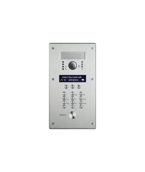 Platine de rue monobloc antivand