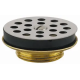 BONDE LAVABO A GRILLE CHROMEE LA