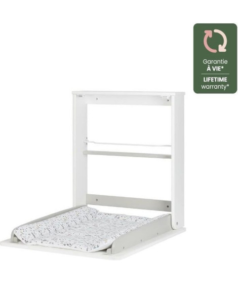 Occasion - Badabulle Table a langer murale Plouf, avec matelas a langer inclus - Pliable et compacte