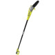 Occasion - Elagueur 750 W sur perche - guide 20 cm incliné a 15°- 10 m/s - tube d'extension 90 cm fourni - guide incliné a 15°