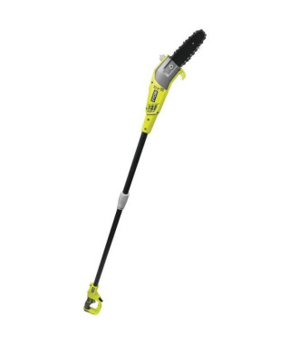 Occasion - Elagueur 750 W sur perche - guide 20 cm incliné a 15°- 10 m/s - tube d'extension 90 cm fourni - guide incliné a 15°
