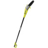 Occasion - Elagueur 750 W sur perche - guide 20 cm incliné a 15°- 10 m/s - tube d'extension 90 cm fourni - guide incliné a 15°