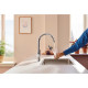 Occasion - Robinet filtrant de cuisine - Chromé - Filtration de l'eau - Bec haut en C - Rotation 150° - GROHE Blue StartCurve
