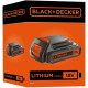 Occasion - Batterie Lithium 18V BLACK+DECKER 2,0 Ah - BL2018-XJ