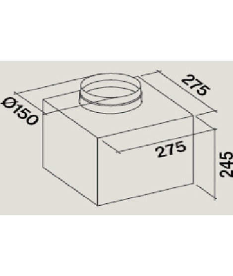 Hotte sans moteur / moteur Falmec 125001/ MOT950
