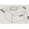 Hotte sans moteur / moteur Falmec 125001/ MOT950