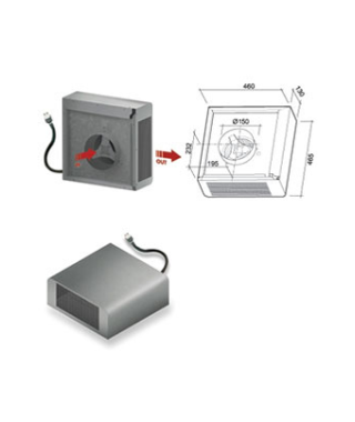 Accessoire cuisinière et plaque de cuisson Falmec Moteur seul EXT 1000m3/H KACL78641F 118358