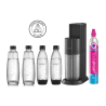 Machine à soda et eau gazeuse Sodastream DUO Noire + 2 carafes + 2 bouteilles