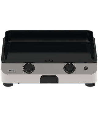Plancha Eno Plaque fonte emaillee/Chassis inox de qualite, finition marine/Allumage electronique/Recuperateur de jus - 4 pieds