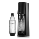 Machine à soda et eau gazeuse Sodastream TERRA Noire + 2 bouteilles compatibles Lave Vaisselle