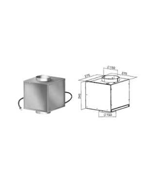 Hotte sans moteur / moteur Falmec Moteur seul  INT 950m3/H 124272