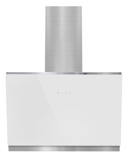 AMSTA - AMHIV60FAJW - Hotte inclinée - 60 cm - Témoin changement de filtre - Evacuation ou recyclage - 650m³ - Classe B