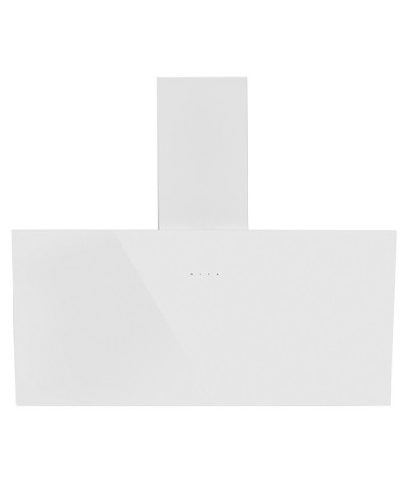 AMSTA - AMHIV90FAEW - Hotte inclinée - 90 cm - Témoin changement de filtre - Evacuation ou recyclage - 700m³ - Commande tactile