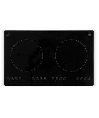 AMSTA - AMHP87264 - Plaque de cuisson - Induction - Posable - 2 foyers - Puissance 3500 watts - Arrêt automatique - Noir