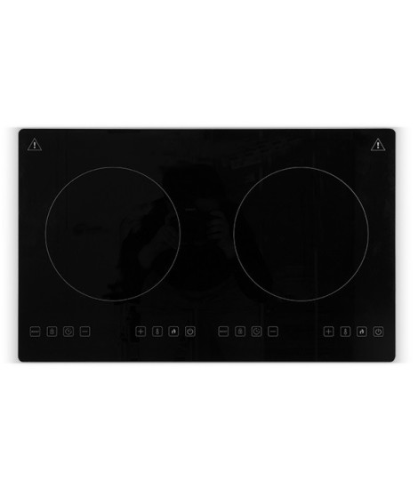 AMSTA - AMHP87264 - Plaque de cuisson - Induction - Posable - 2 foyers - Puissance 3500 watts - Arrêt automatique - Noir