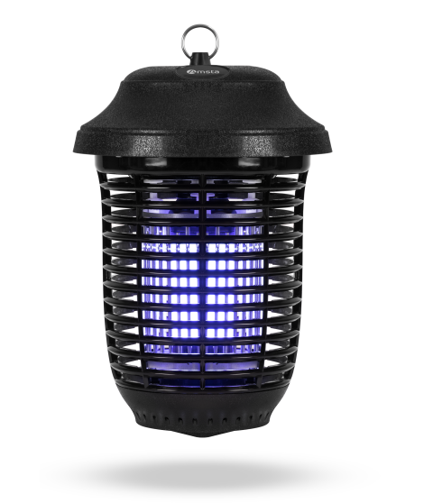 AMSTA - AMMK77814 - Lampe extérieure - Destructeur d'insectes - 40 Watts - Anneau de suspension - Bac collecteur