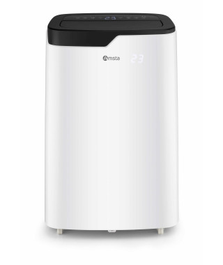 AMSTA - Climatiseur mobile réversible 4en1 - 12000BTU - 3520W - R290 - Déshumidificateur - Surface traitée 37m² - AMCLI120ER