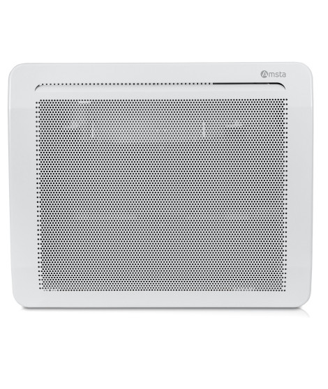 AMSTA - AMRAY1000TE - Radiateur rayonnant 1000W - Contrôle électronique - Mode programme - Verrouillage enfant - Ecran LCD