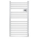 AMSTA - AMSS500TE - Sèche serviette mural 500W - Contrôle électronique - 6 modes - Thermostat réglable - Blanc