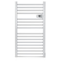 AMSTA - AMSS500TE - Sèche serviette mural 500W - Contrôle électronique - 6 modes - Thermostat réglable - Blanc