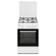 FRIGEAVIA - FRCFG54W - Cuisinière gaz - 4 foyers - Four Gaz 49L - Nettoyage catalyse - Convection naturelle
