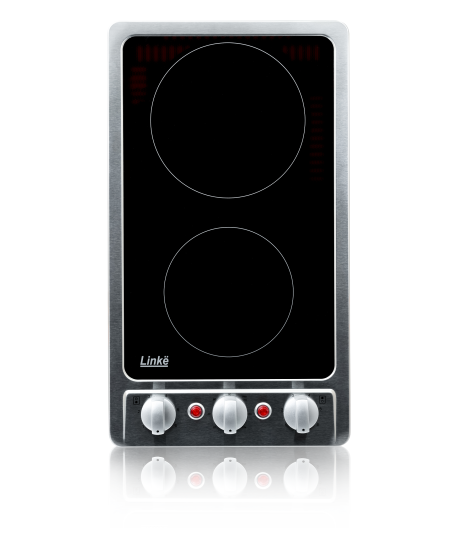 Domino vitrocéramique 3000W inox LINKE