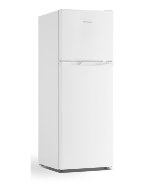 RADIOLA - RADP132W - Réfrigérateur 2 portes - 132L (98+34) - Froid statique - 2 clayettes verre - Porte réversible - Blanc