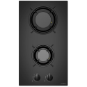 RADIOLA - RATG302N - Plaque de cuisson Gaz - 2 Foyers - Sabaf - Acier émaillée - Allumage 1 main - Largeur(30cm) - Noir