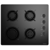RADIOLA - RATG4N - Plaque de cuisson Gaz - 4 Foyers - Largeur(60cm) - Allumage 1 main - Noir