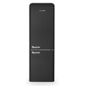 REFRIGERATEUR COMBINE 300L A++, VINTAGE NOIR SCHNEIDER