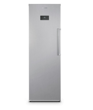 SCHNEIDER - SCCA274NFDAX - Congélateur 1 porte - 274 litres - No frost - Thermostat réglable - Moteur inverter - Inox foncé