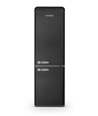 REFRIGERATEUR COMBINE 250L A++ SCCB250VB BLACK  SCHNEIDER